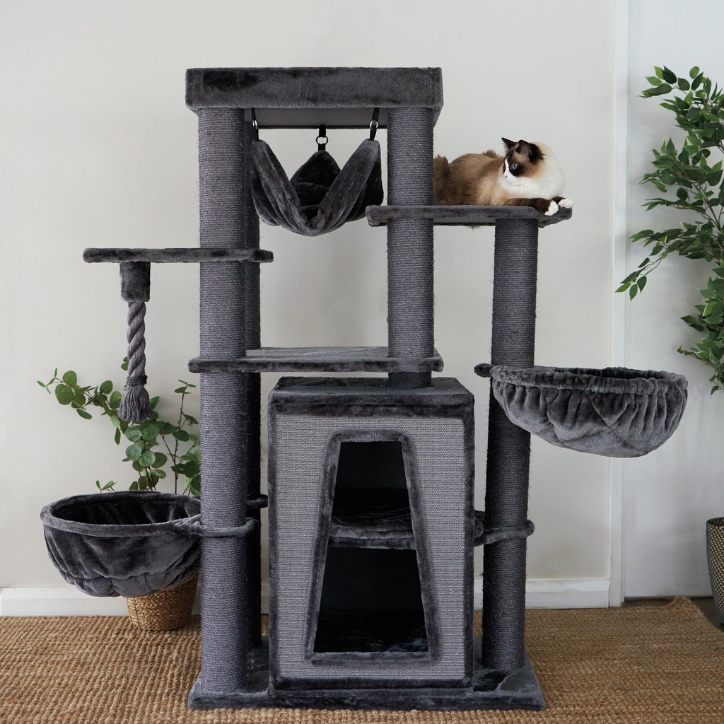 Scratcher Kitty Tall Cubby Playground