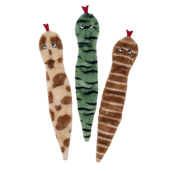 Zippypaws Skinny Peltz 3-Pack Large Desert Snakes