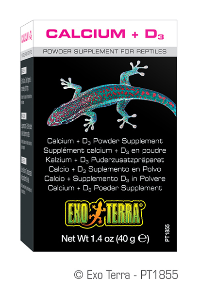 Exo Terra Calcium plus D3 Powder