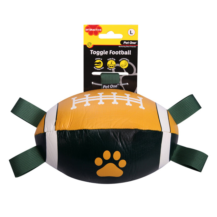Dog Toy Interactive Football W Toggles