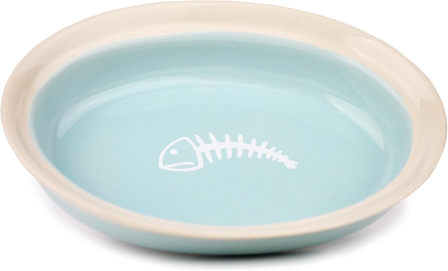 Cattitude Cat Dish Ceramic Fishy
