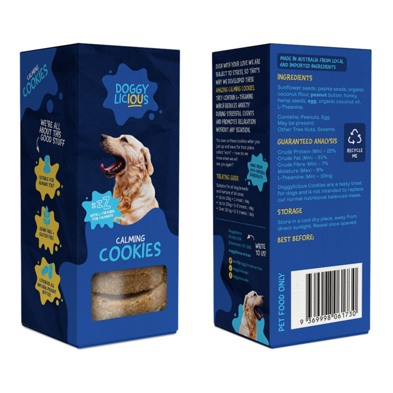 Doggylicious Calming Cookies 180g