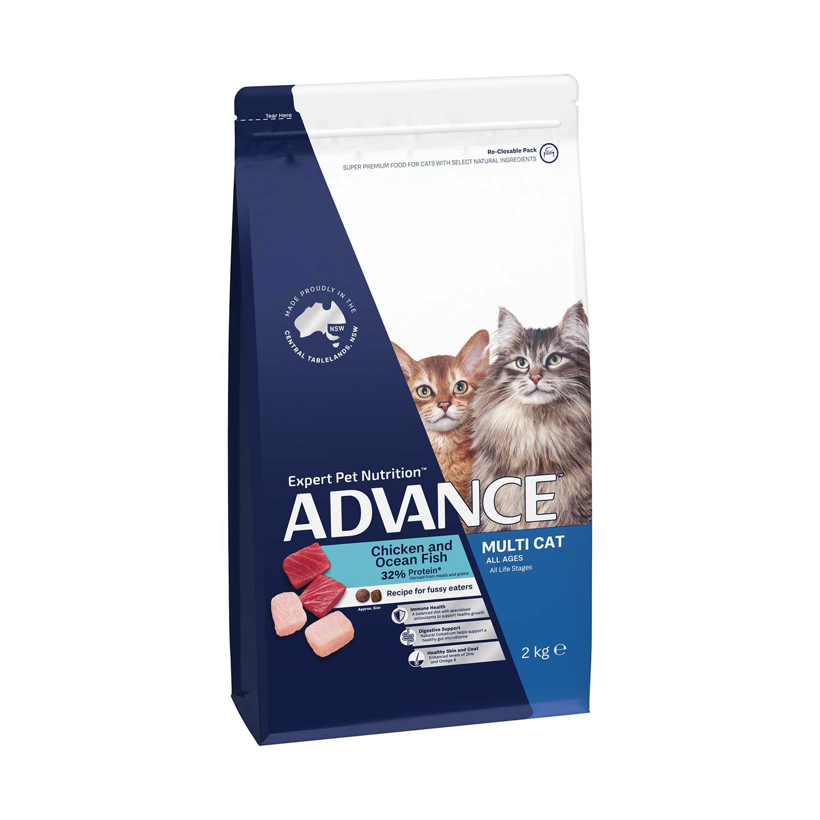 Advance Multi-Cat Adult Chicken And Ocean Fish