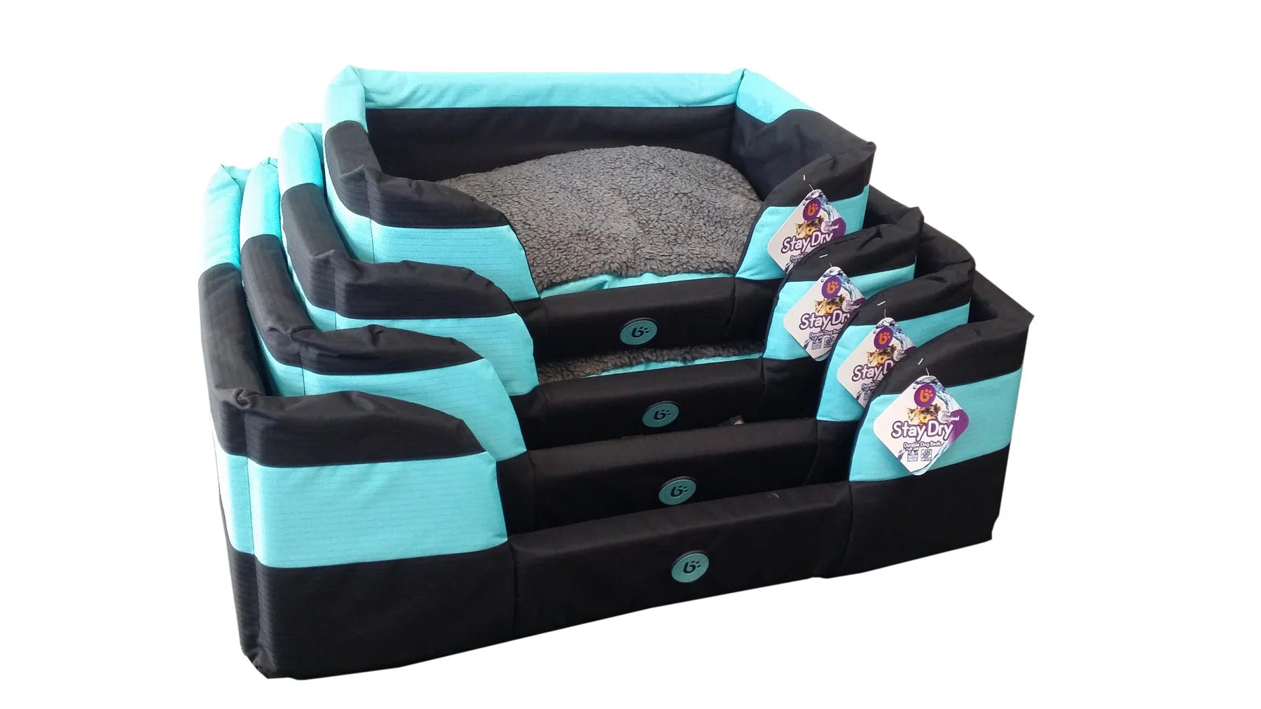 Bed Stay Dry Basket Aqua