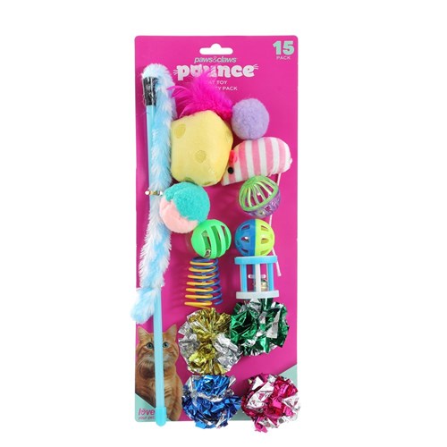 Pounce Cat Toy Variety Pack 15pk