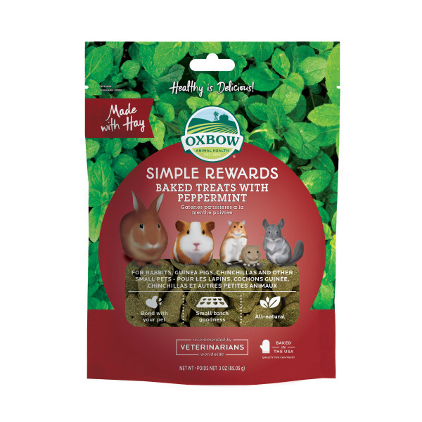 Oxbow Simple Rewards Peppermint Treats 85g