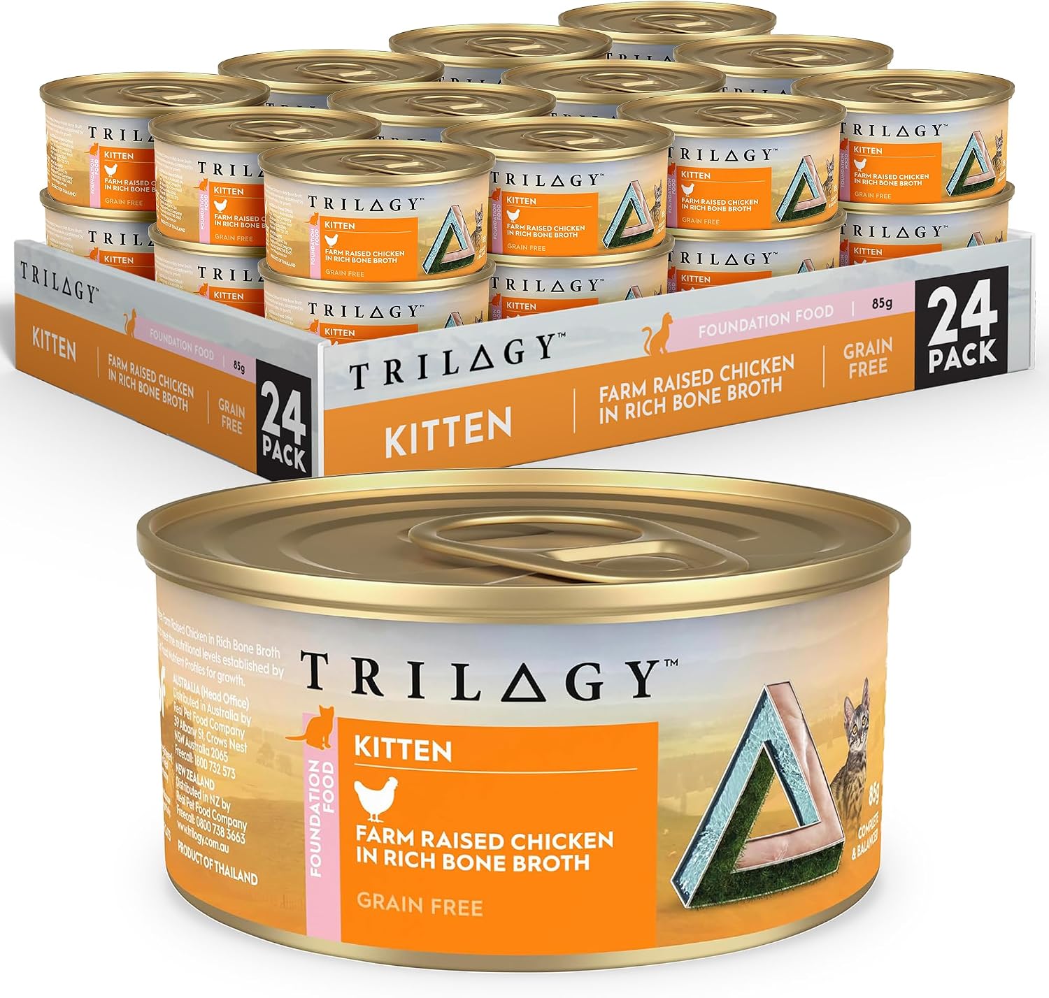 Trilogy Kitten Chicken in Bone Broth