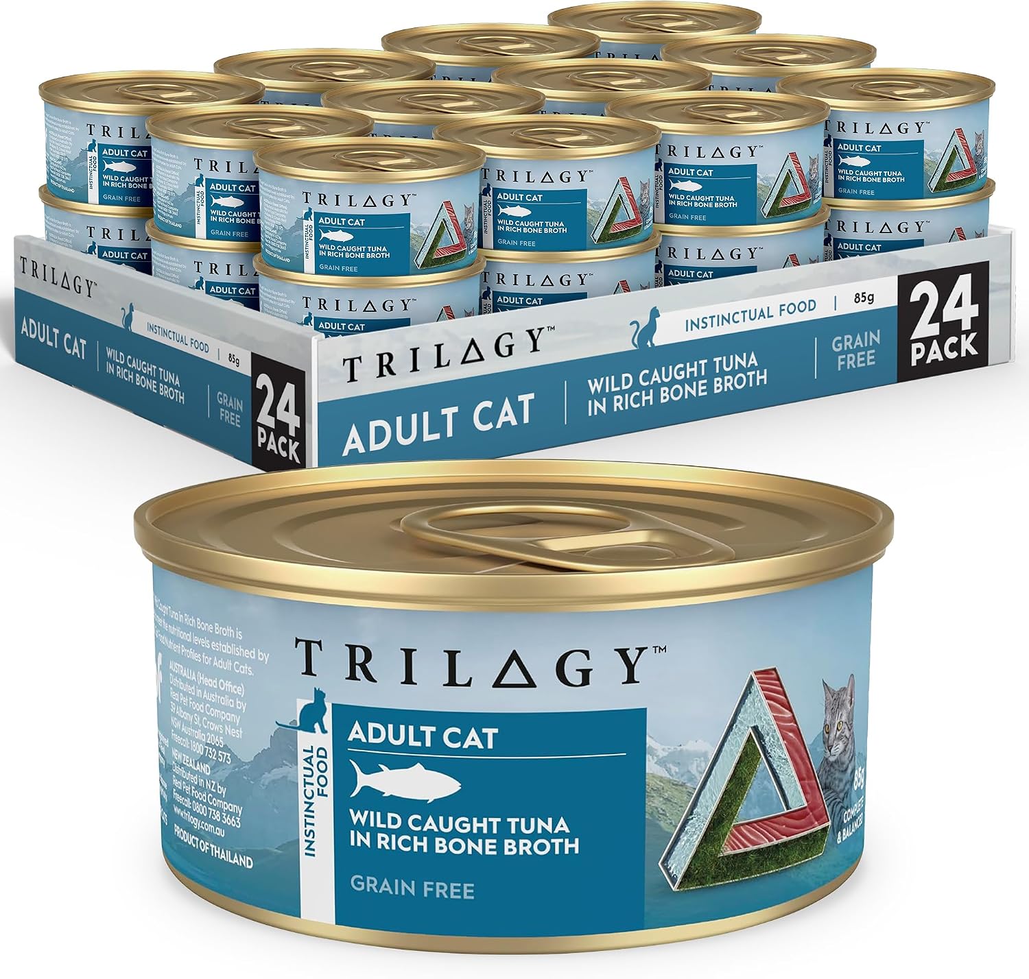 Trilogy Adult Cat Tuna in Bone Broth