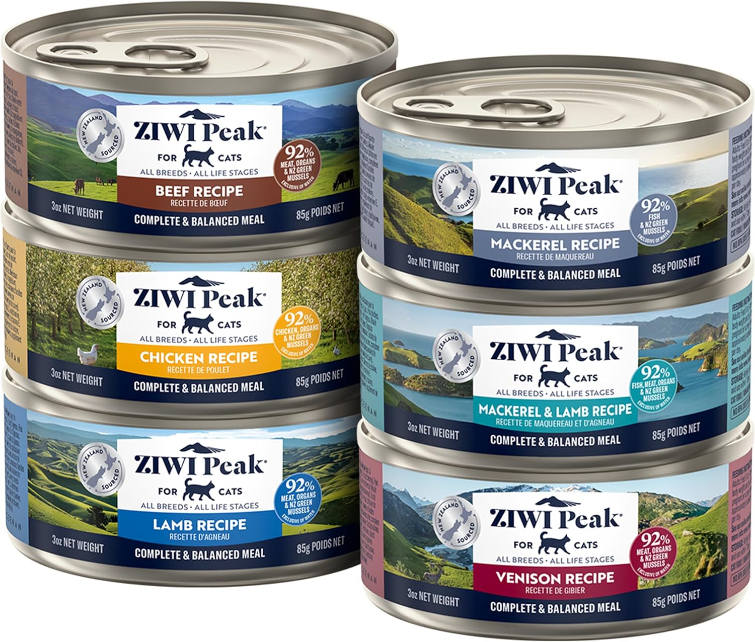 Ziwi Peak Cat Wet Variety Packs