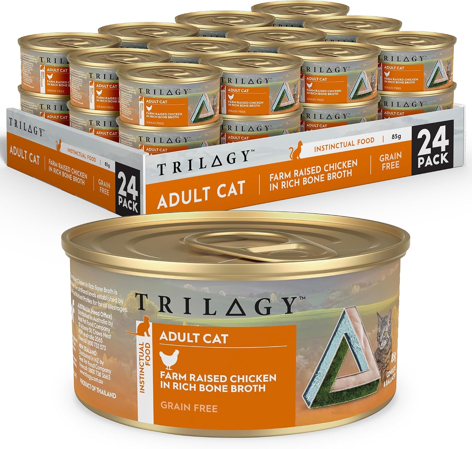 Trilogy Adult Cat Chicken in Bone Broth