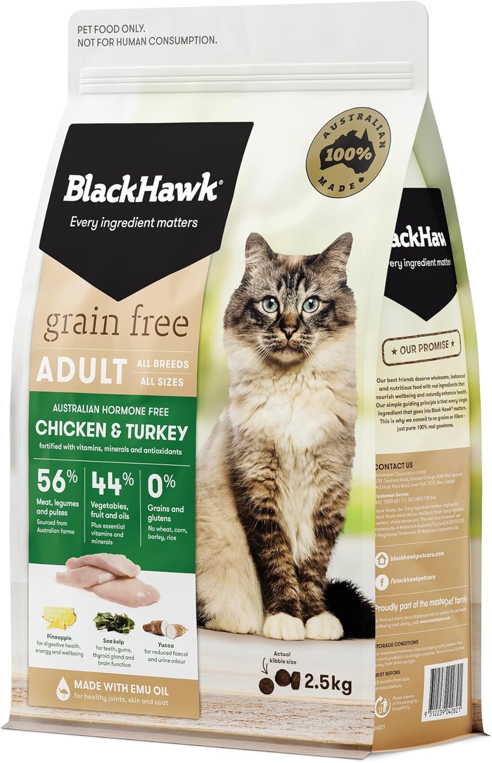 Black Hawk Cat Chicken Turkey Gf