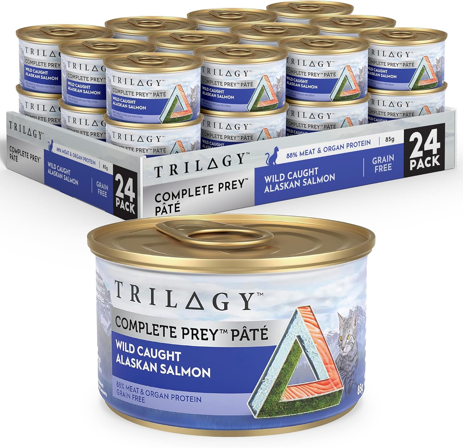 Trilogy Complete Prey Pate Wild Caught Salmon