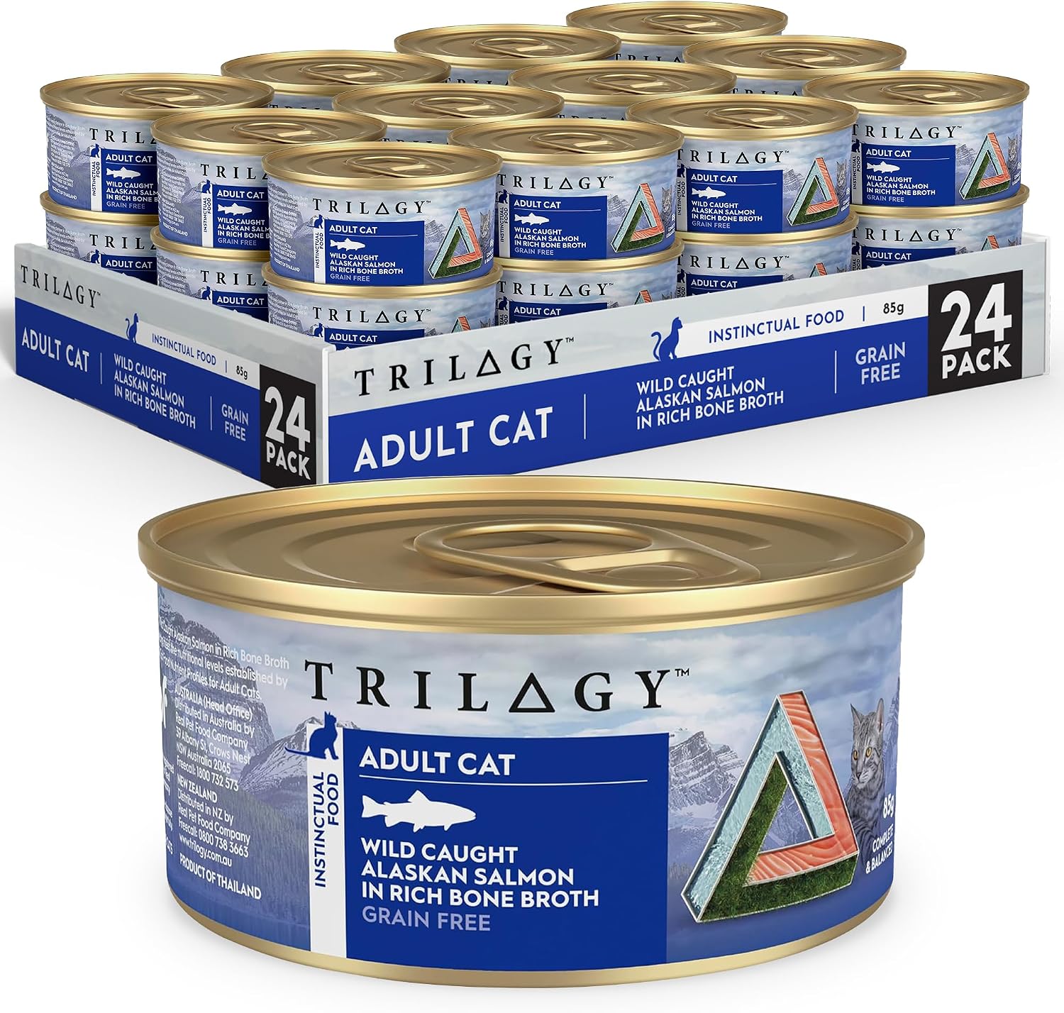 Trilogy Adult Cat Salmon in Bone Broth