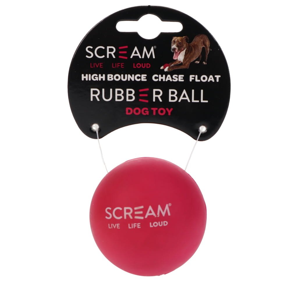 Scream Rubber Ball Dog Toy Loud