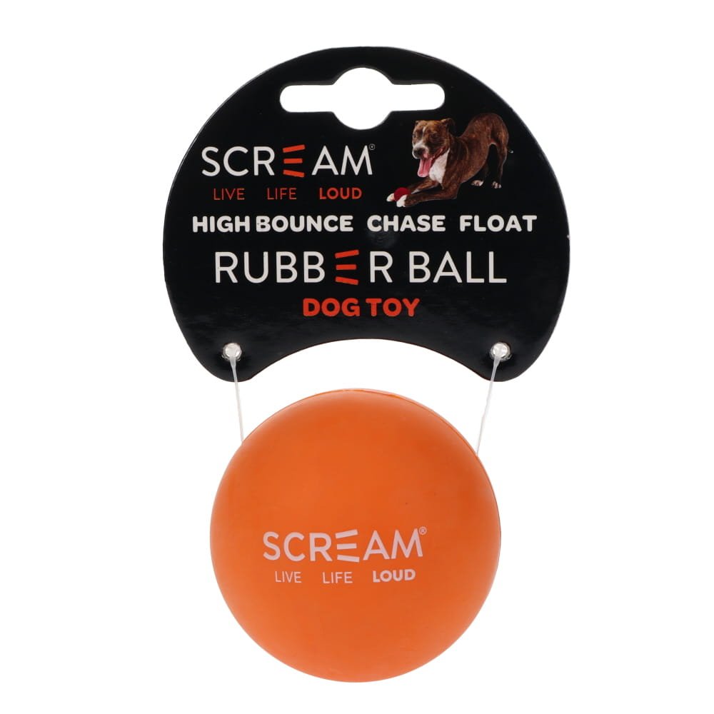 Scream Rubber Ball Dog Toy Loud