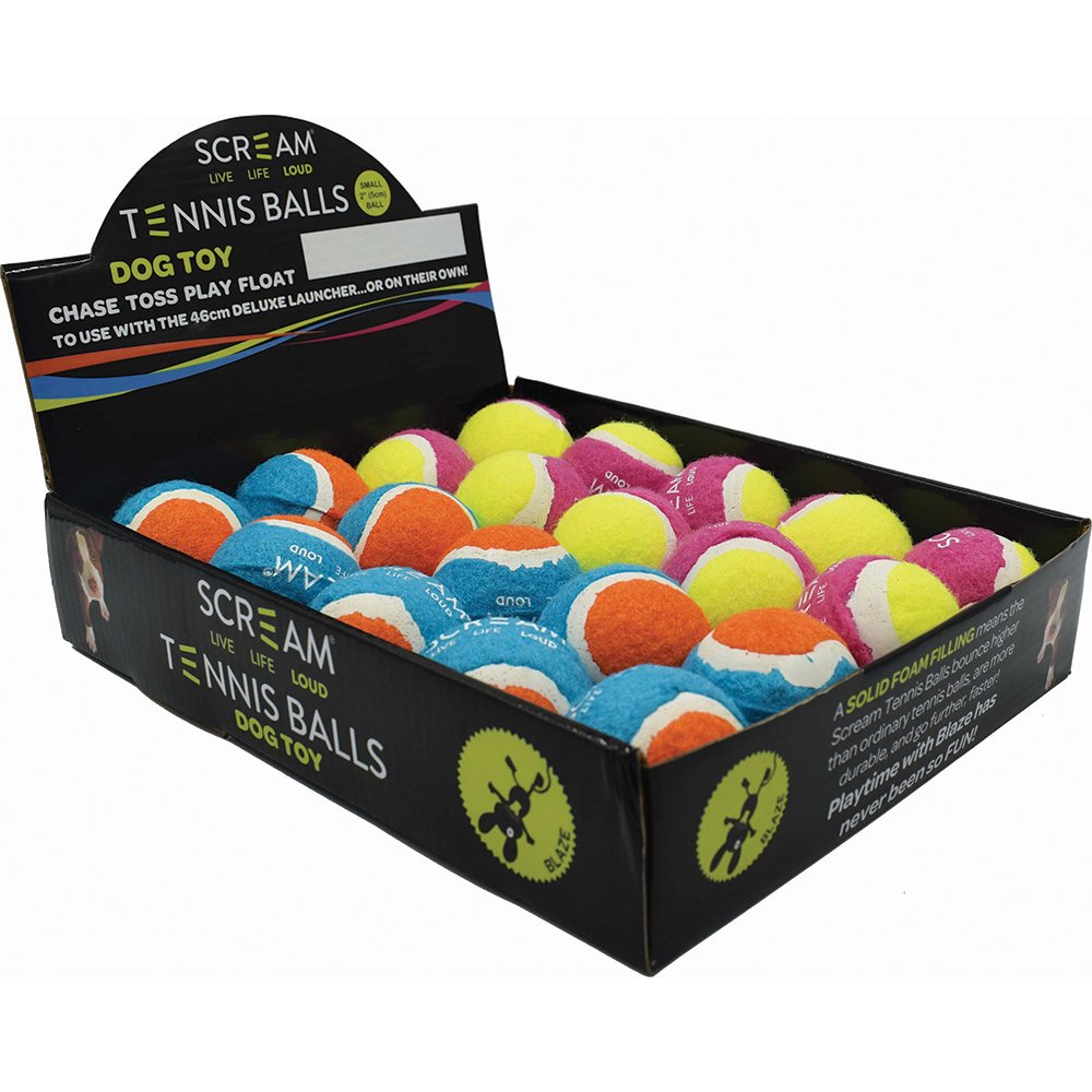 Scream Tennis Ball Counter Display Small Single