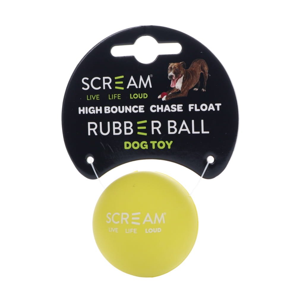 Scream Rubber Ball Dog Toy Loud