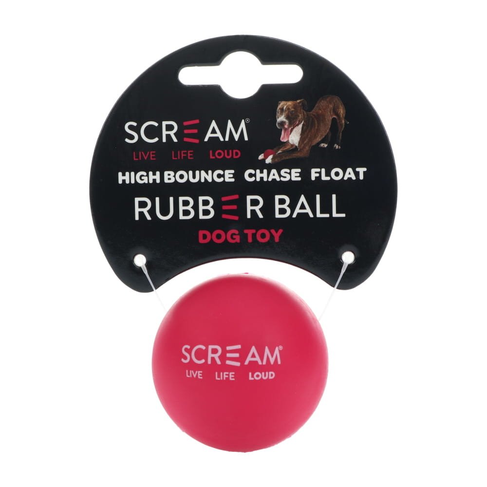 Scream Rubber Ball Dog Toy Loud