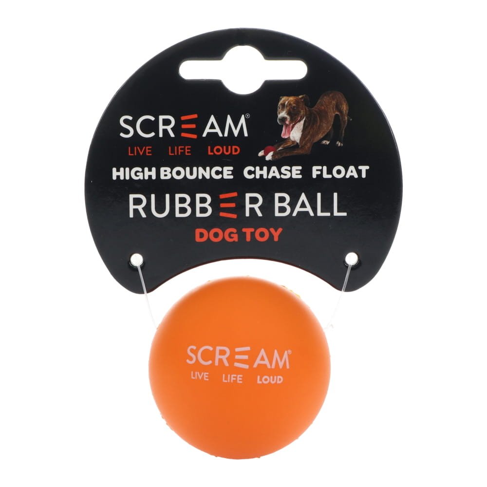 Scream Rubber Ball Dog Toy Loud