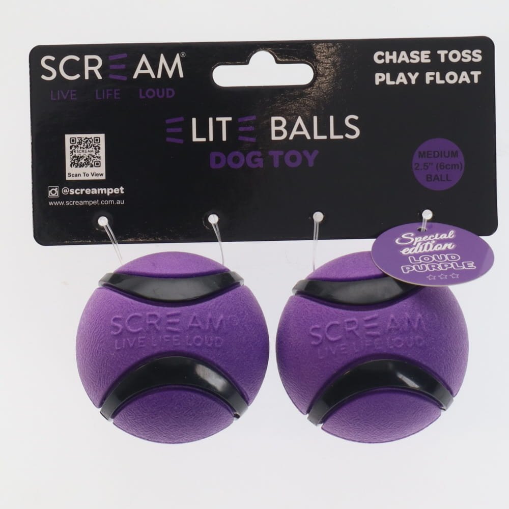 Scream Elite Ball Loud 2pk
