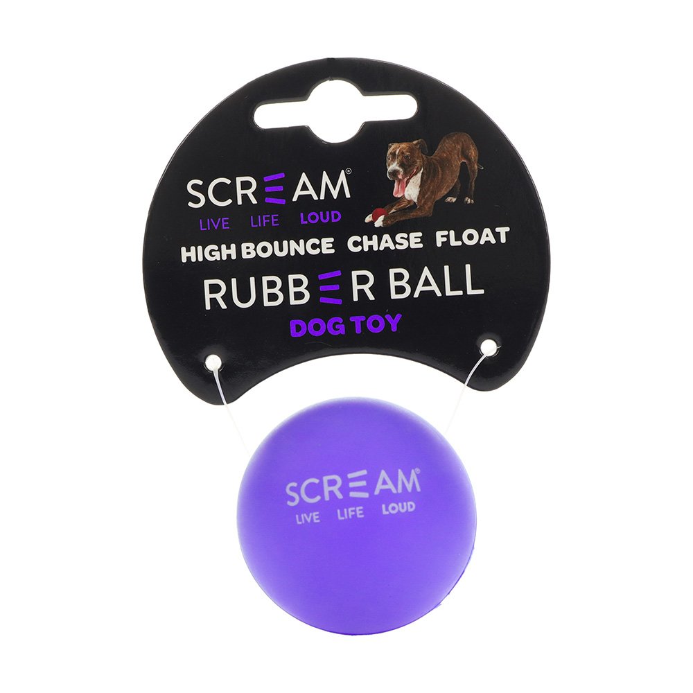 Scream Rubber Ball Dog Toy Loud