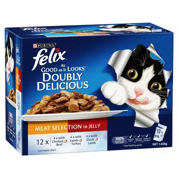 Felix Agail Gij Dd Meat Selection 12X85G