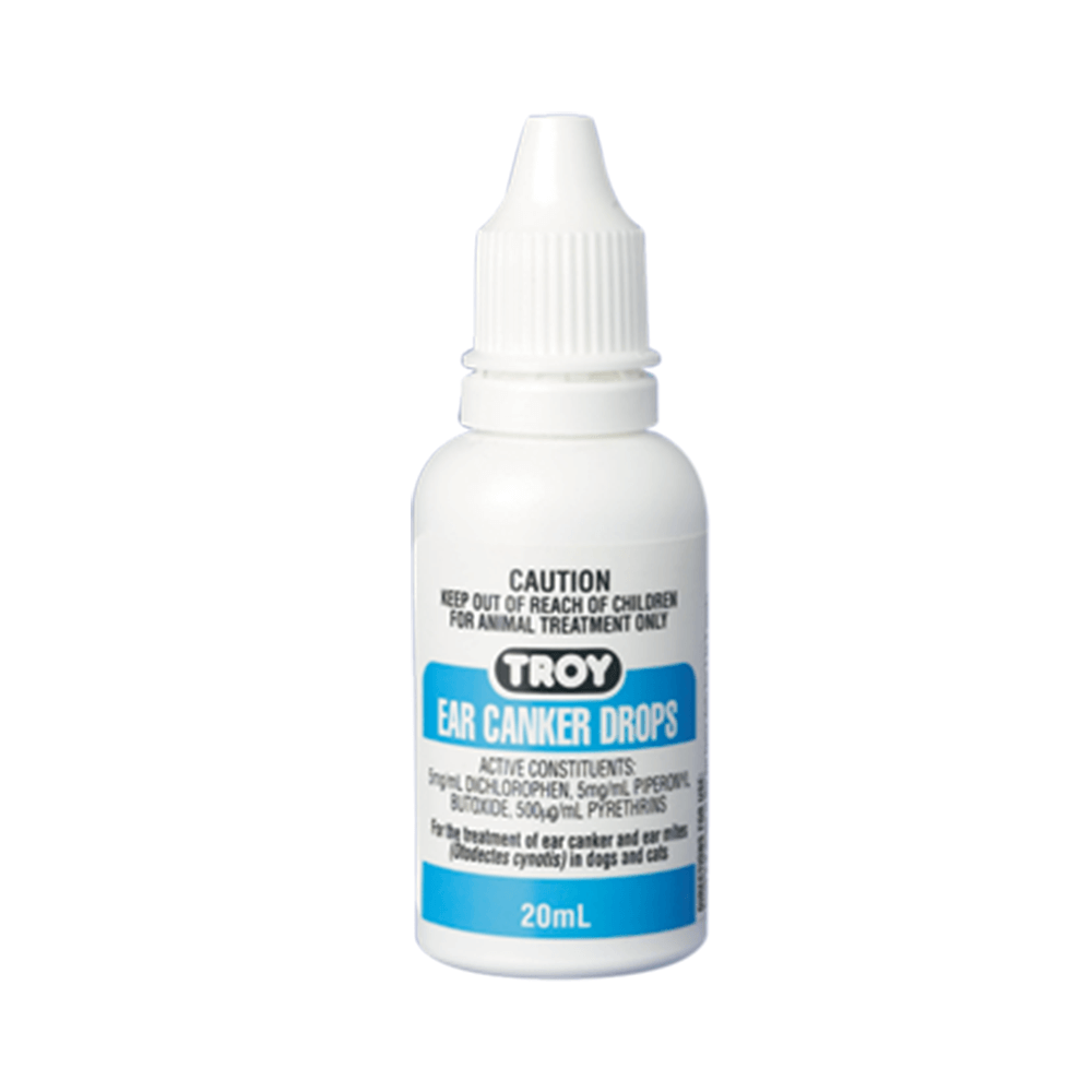 Troy Ear Canker Drops 20ml