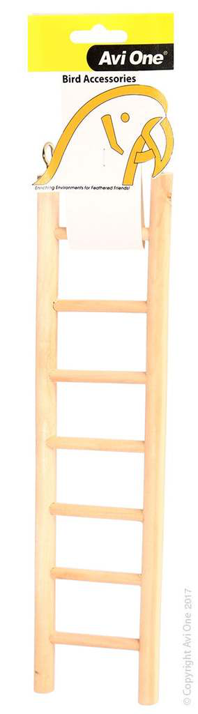 Bird Toy Wooden Ladder 7 Rung