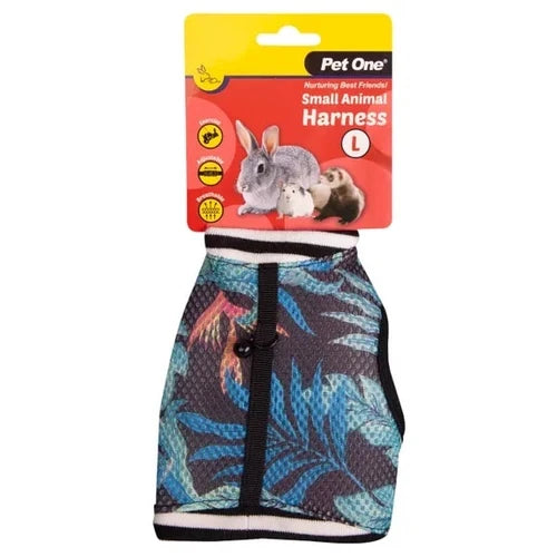 Pet One Small Animal Harness Large Vest And Leash