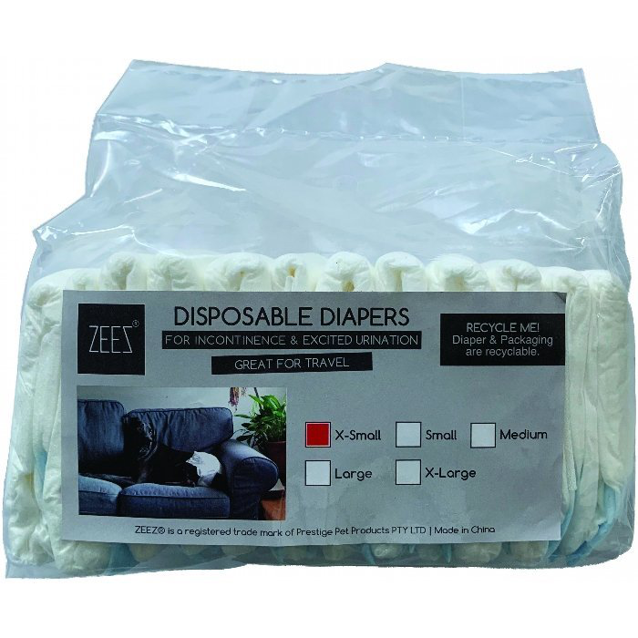 Diapers Disposable Zeez 12Pk