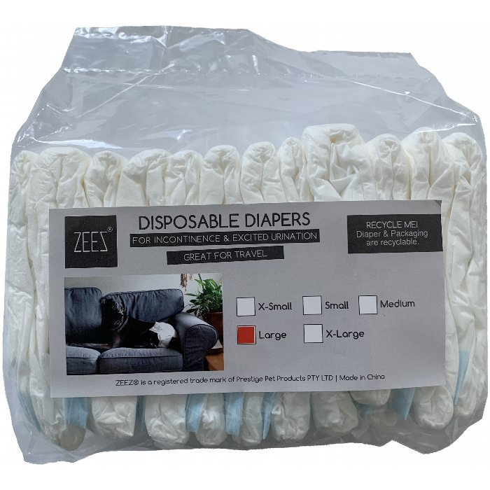 Diapers Disposable Zeez 12Pk