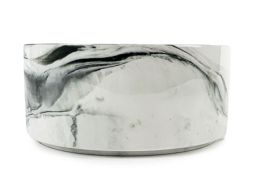 Catitude Ceramic Bowl Zen Marble White 400ml
