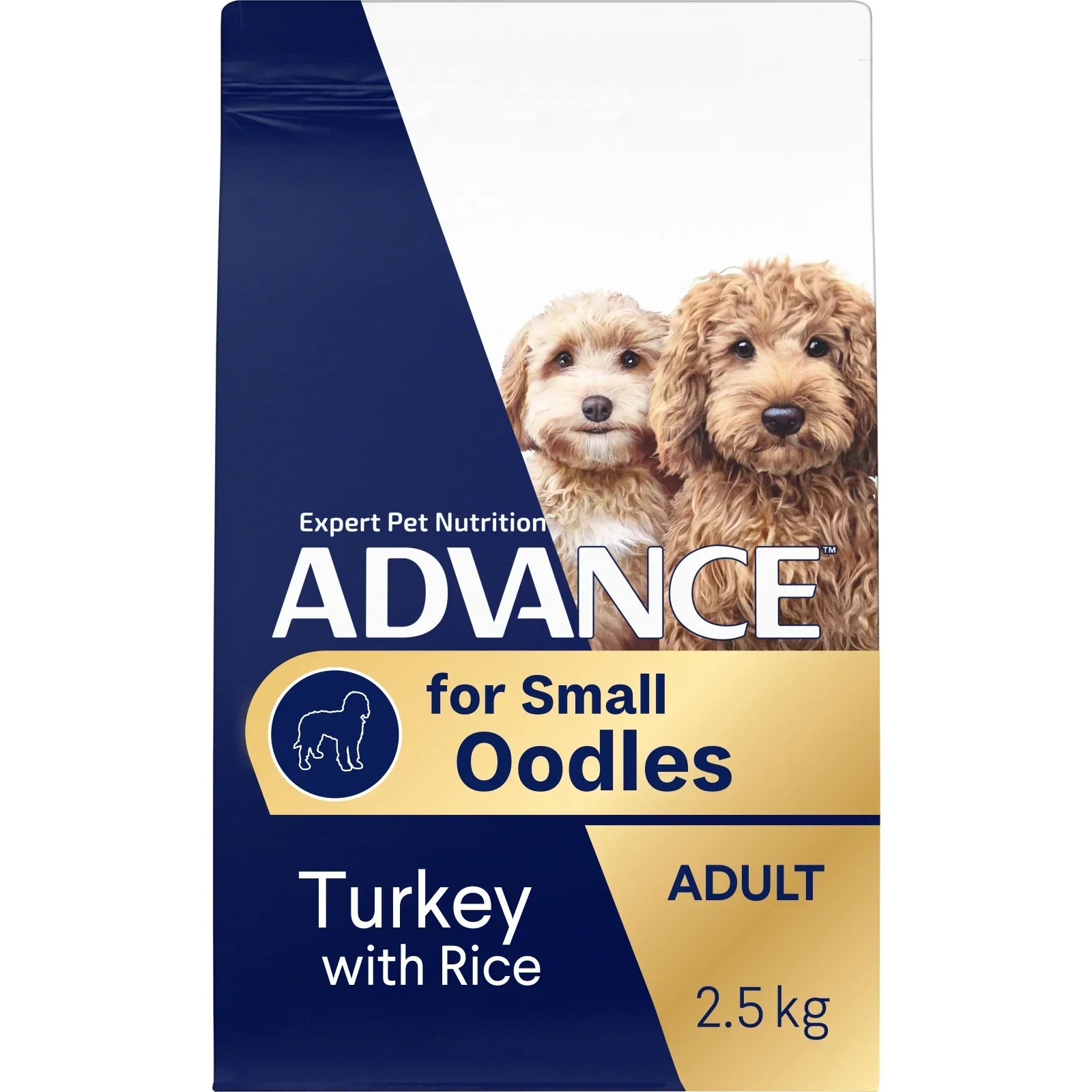Advance Dog Dry Small Oodles Turkey with Rice 2.5kg