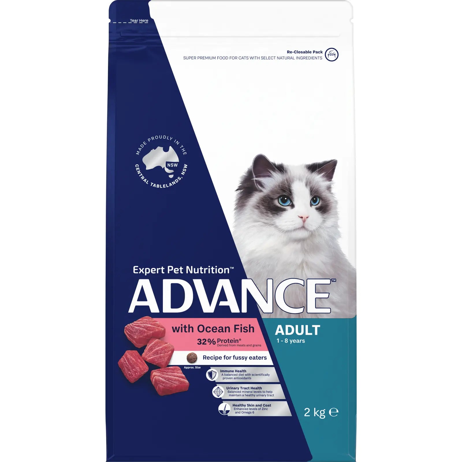 Advance Cat Adult Chicken And Ocean Fish 2kg