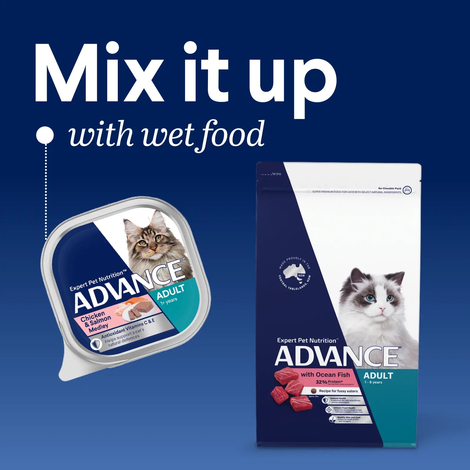 Advance Cat Adult Chicken And Ocean Fish 2kg