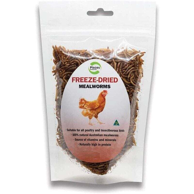 Pisces Poultry Freezdried Mealworms 70g