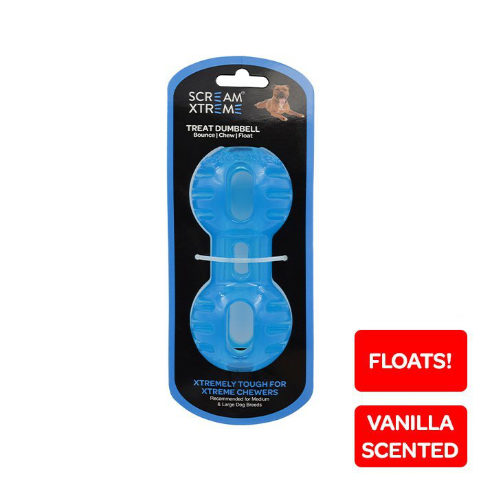 Scream Xtreme Treat Dumbbell Loud Blue Medium 14cm