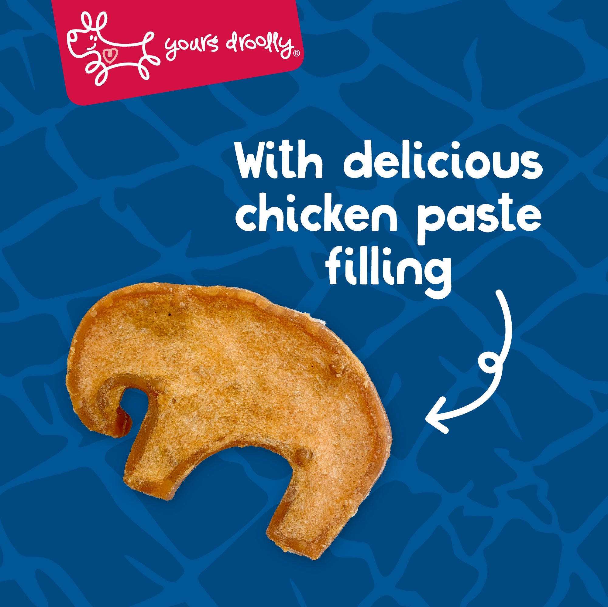 Yours Droolly Chicken Paste Filled 6 pack