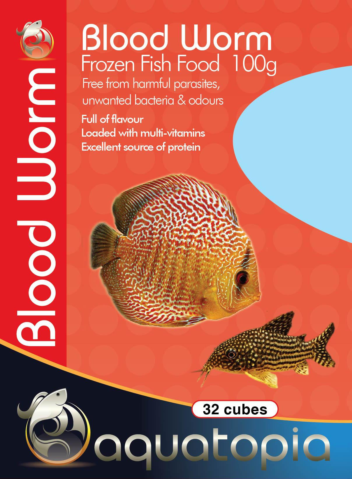 Aquatopia Frozen Bloodworms 100g