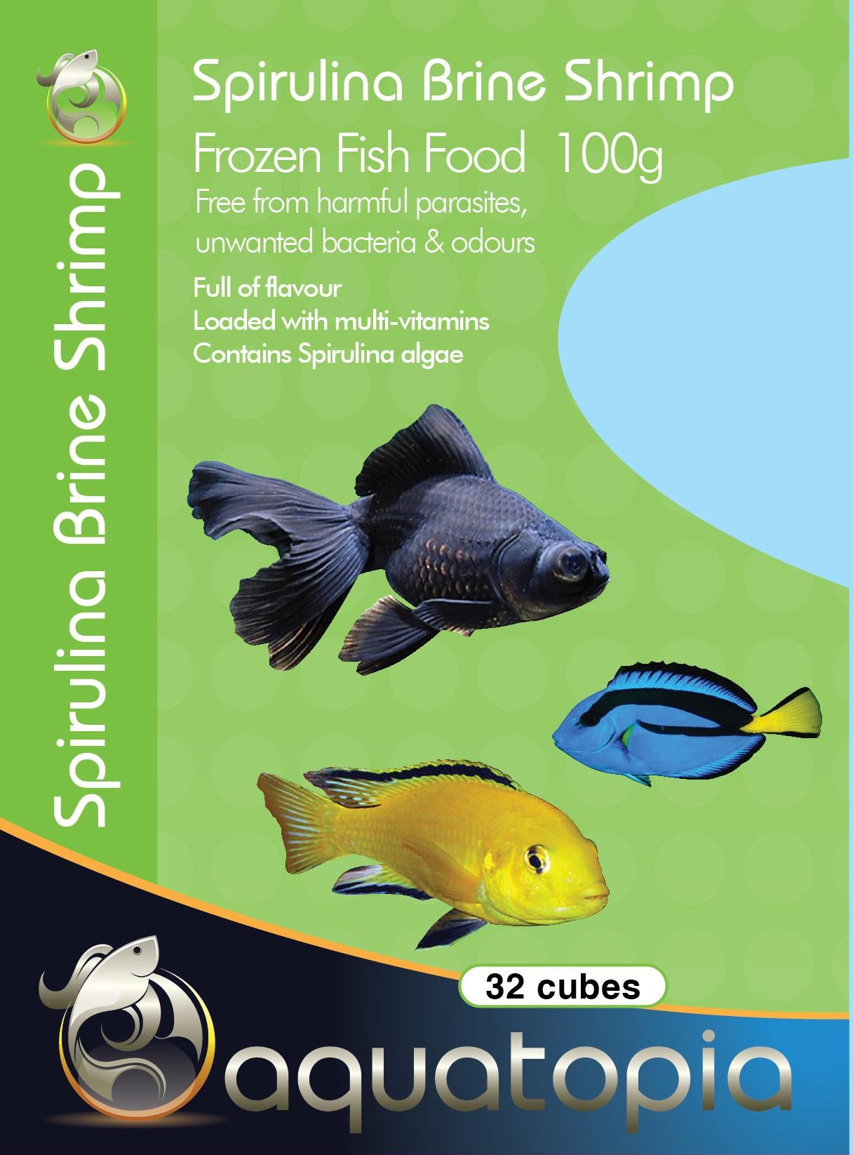 Aquatopia Frozen Spirulina Shrimp 100g