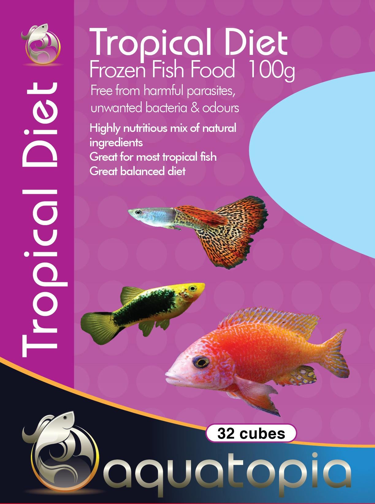 Aquatopia Frozen Tropical Diet 100g