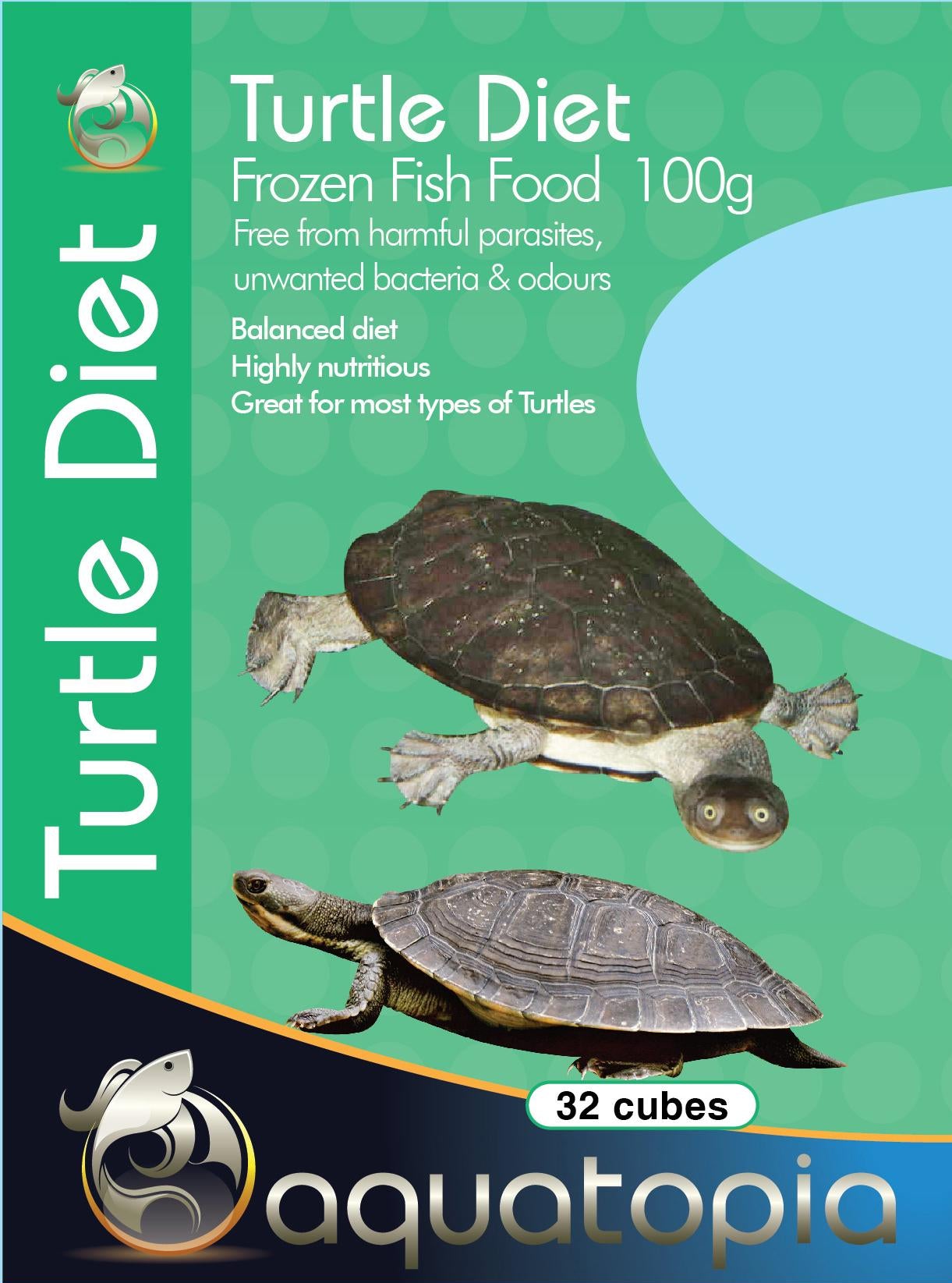 Aquatopia Frozen Turtle Diet 100g