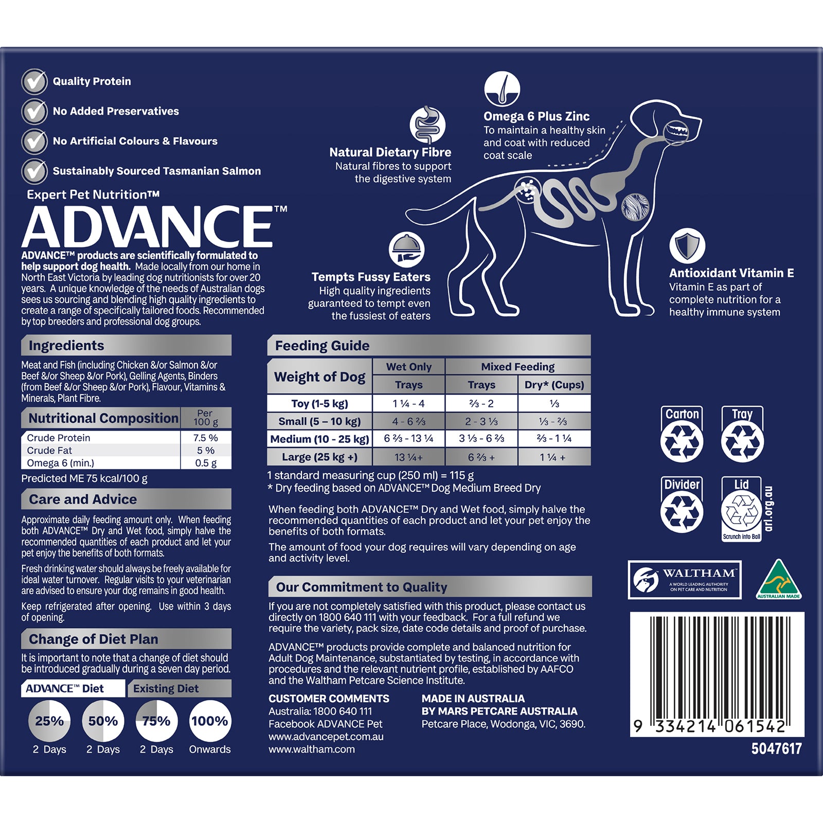 Advance Adult Casserole Salmon