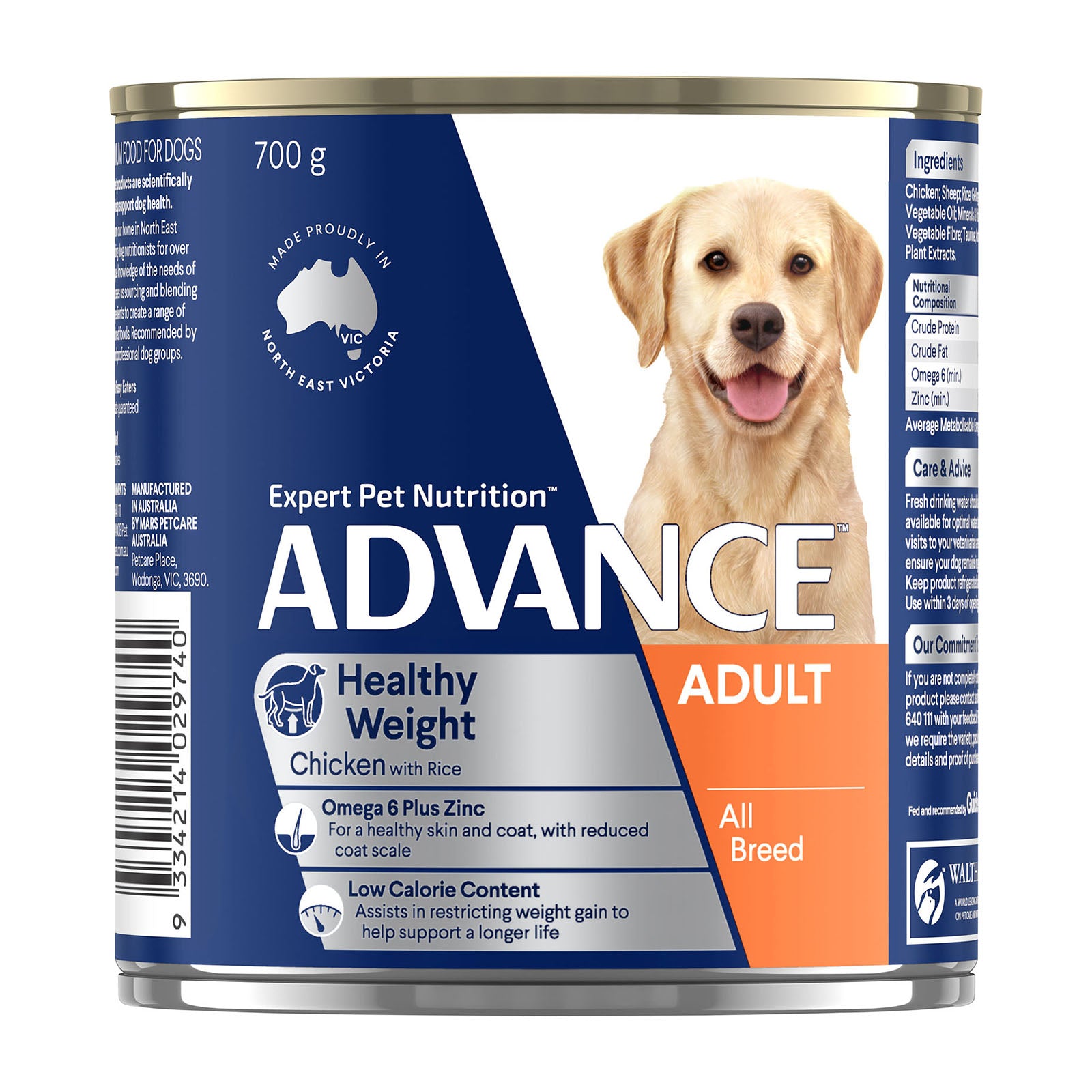 Advance Dog Wet Weight Control 700g