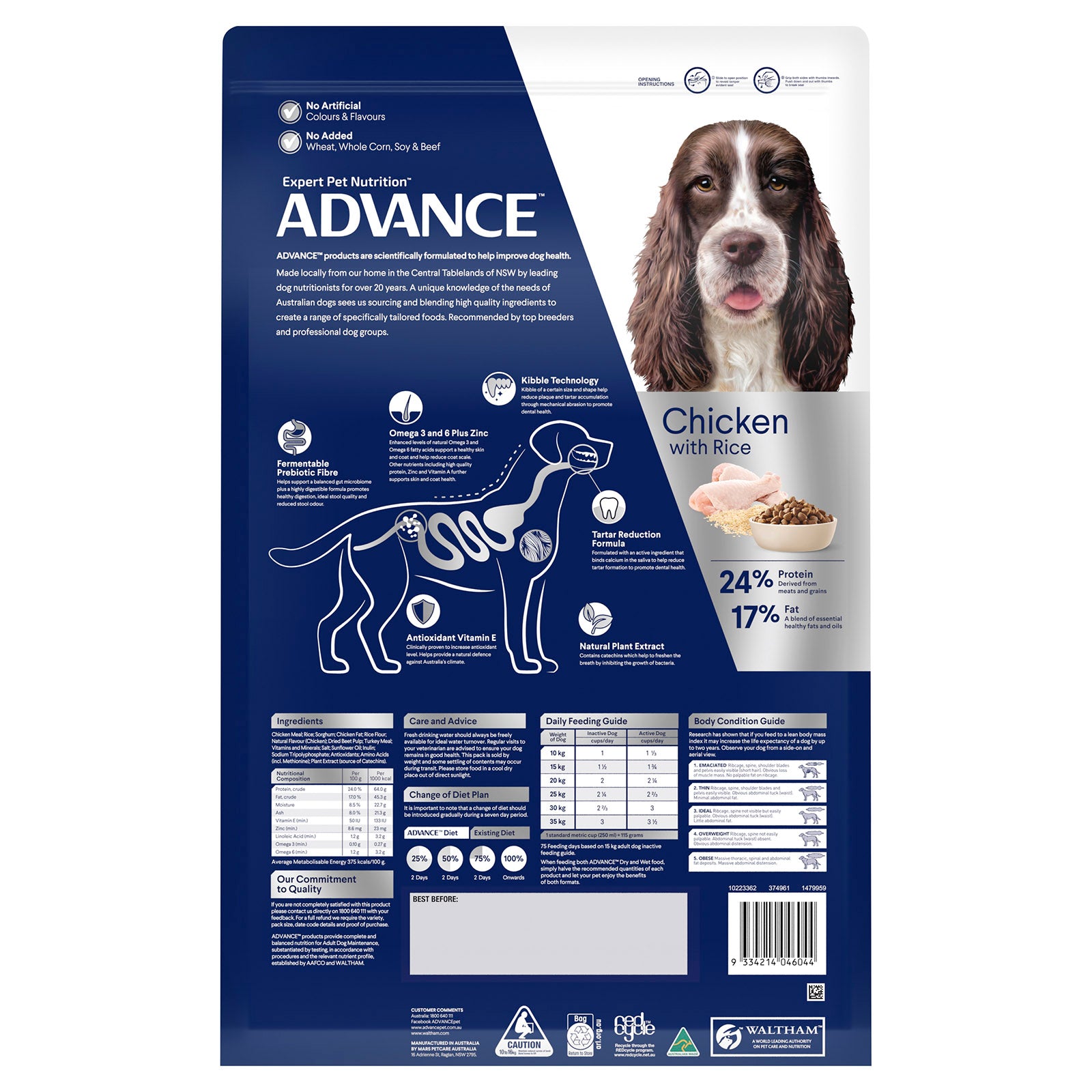 Advance Dog Dry Dental All Breed 13kg