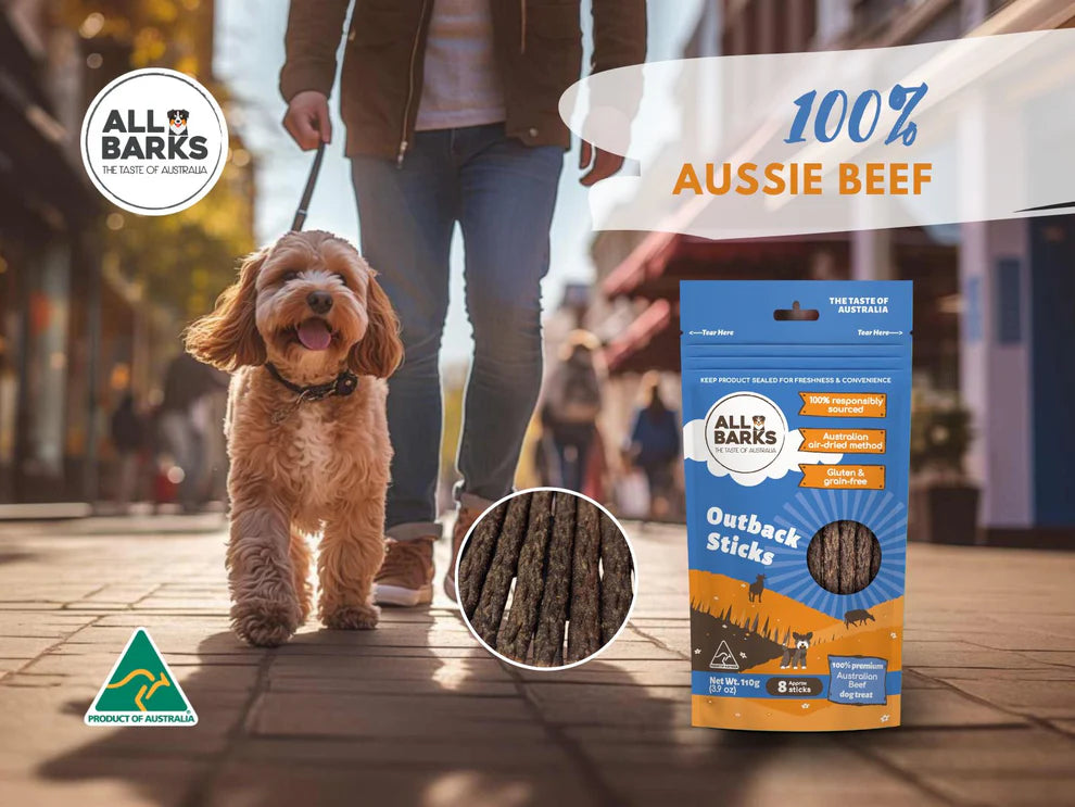 All Barks Outback Sticks Beef 110g