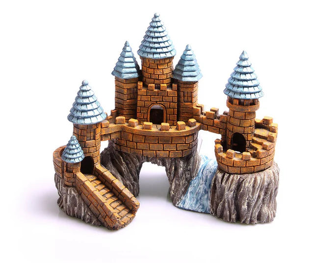 Ornament Castle On The Rock River Large 32.5x23x27.5cm