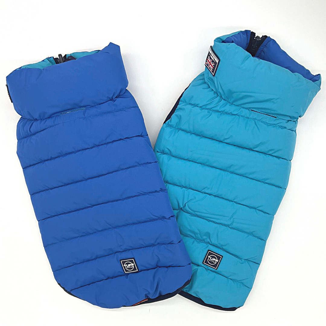 Jacket Puffer Reversible Azure & Sky