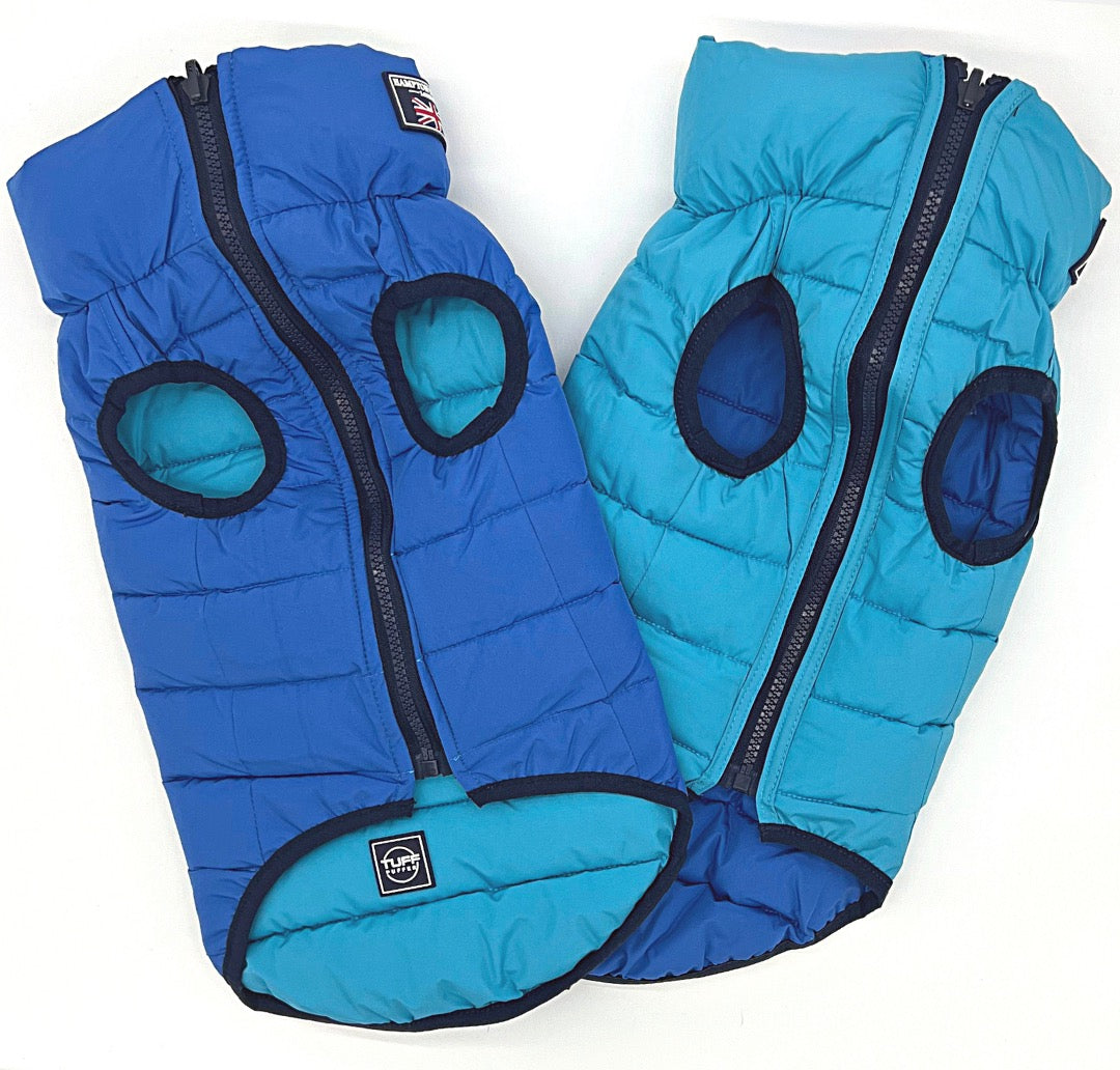 Jacket Puffer Reversible Azure & Sky