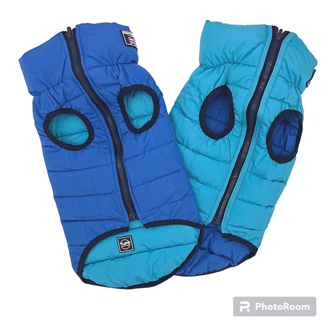 Jacket Puffer Reversible Azure & Sky
